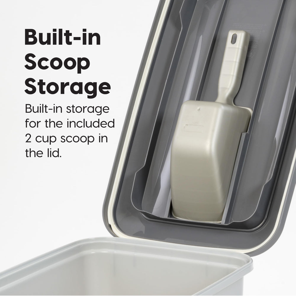 IRIS USA Conteneur sans BPA et conforme FDA pour l’alimentation animale.