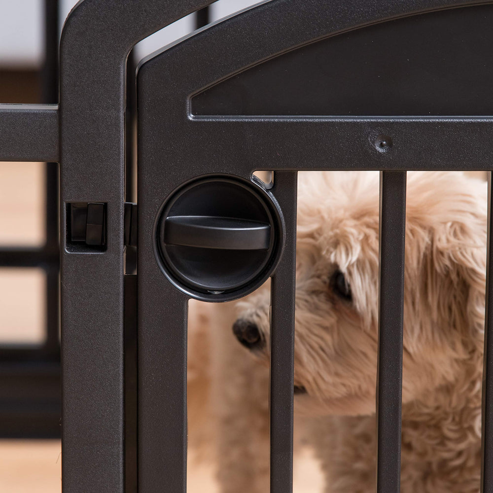 IRIS USA zone de jeu pour chiens petits et moyens, confort et sécurité.