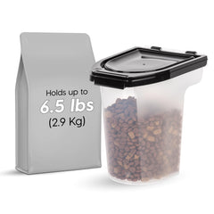 Bocal hermétique Iris WeatherPro pour nourriture de chat, contrôle de l’humidité.