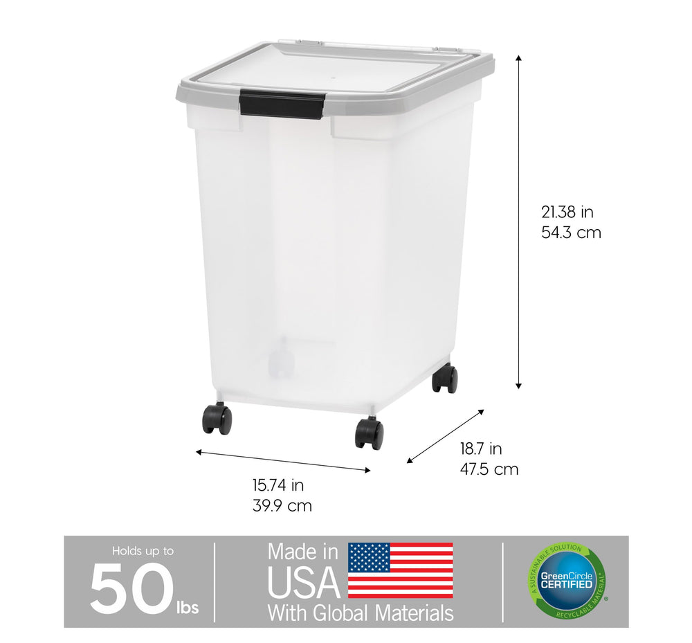 Le système d’étanchéité et verrou IRIS USA assure une fermeture sécurisée.