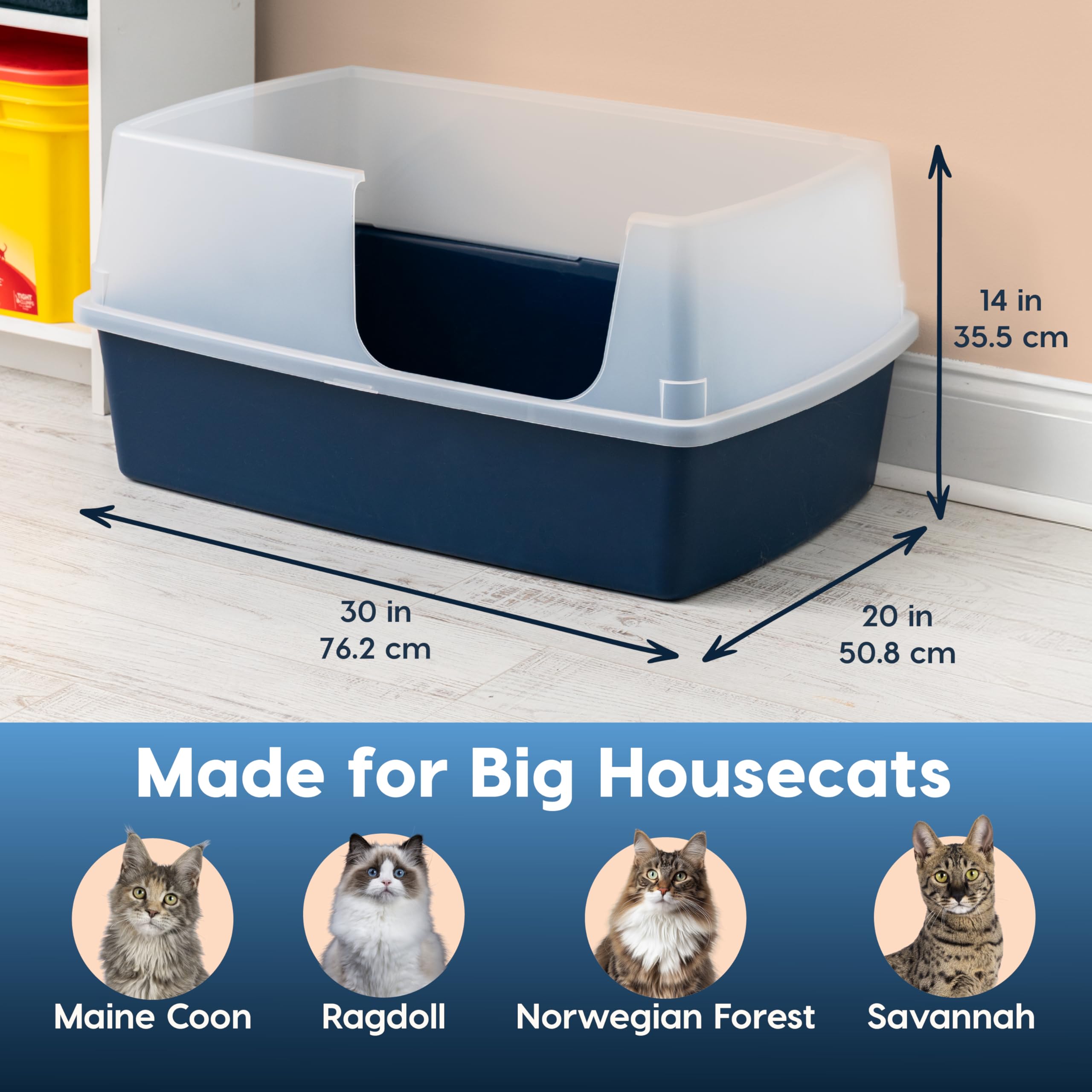 IRIS USA XX-Large, grande taille: parfaite pour Maine Coon et Ragdoll