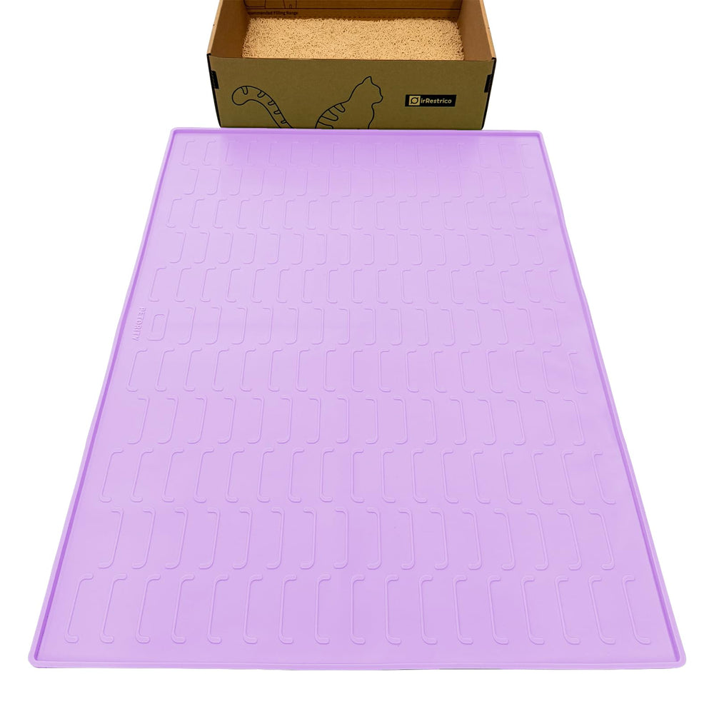 IRRESTRICO grand tapis litière 24x32 sous la caisse pour limiter les dégâts