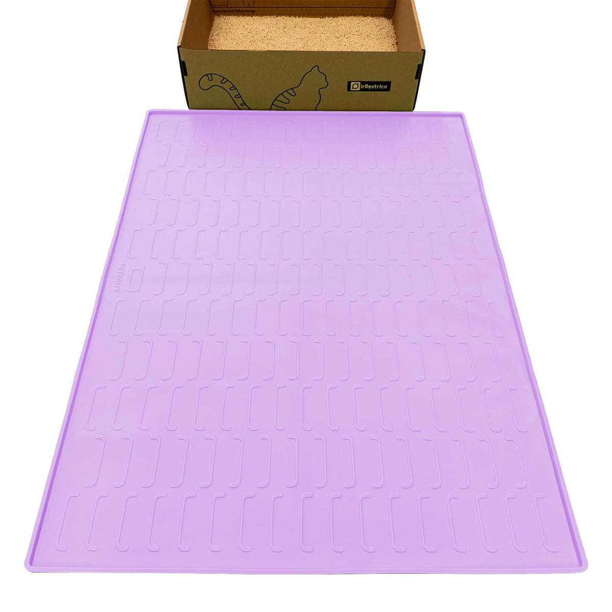 IRRESTRICO grand tapis litière 24x32 sous la caisse pour limiter les dégâts