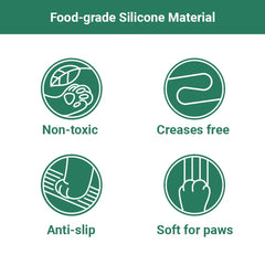 IRRESTRICO tapis litière silicone gris surface étanche et nettoyage rapide