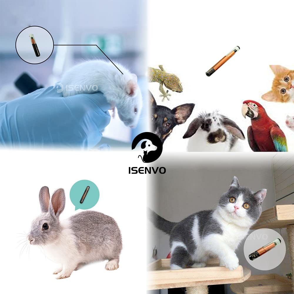 Puce ISENVO compacte et légère pour les animaux d'élevage.
