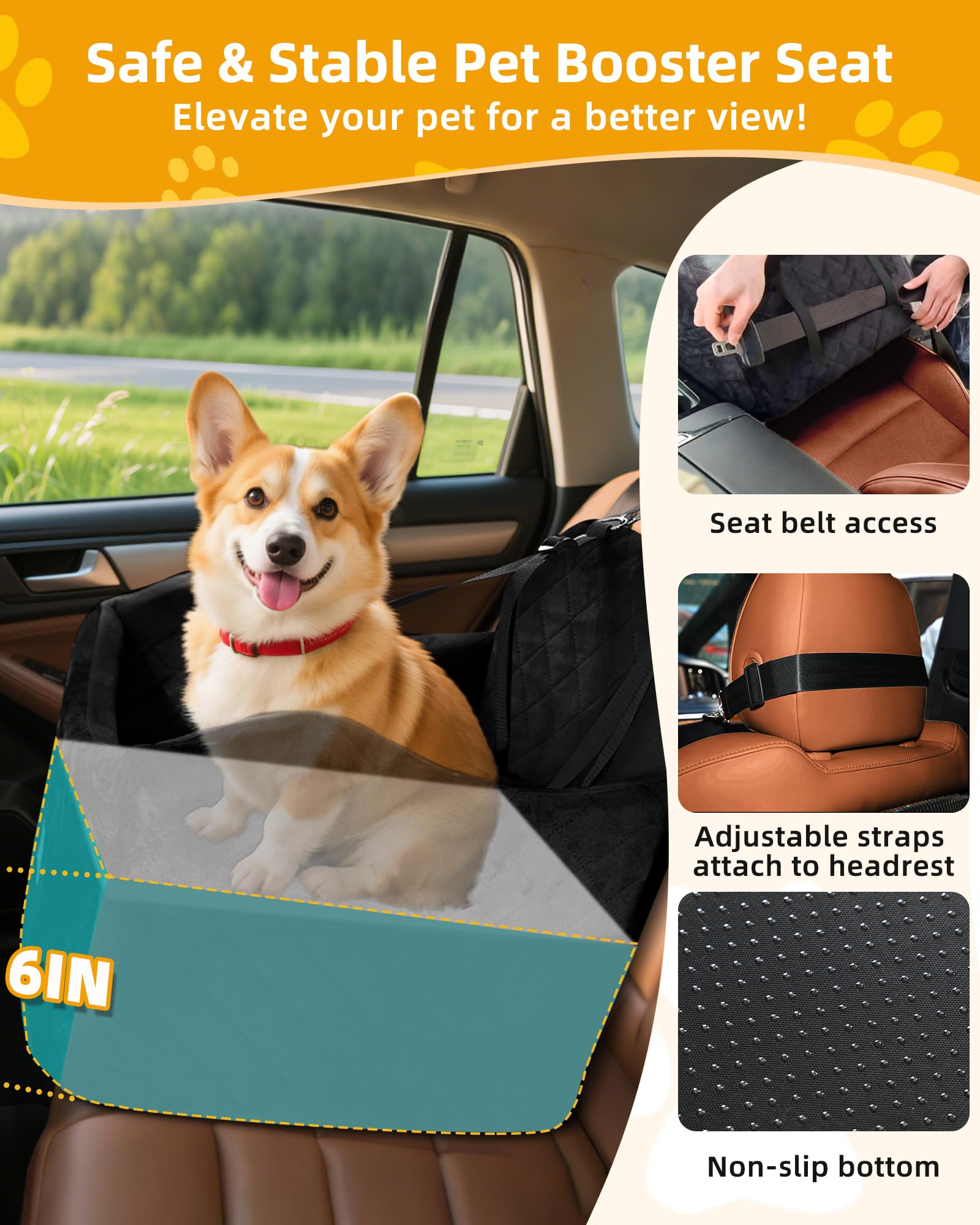 Dimensions 20x20x20 pouces, adaptées pour chiens petits et moyens.
