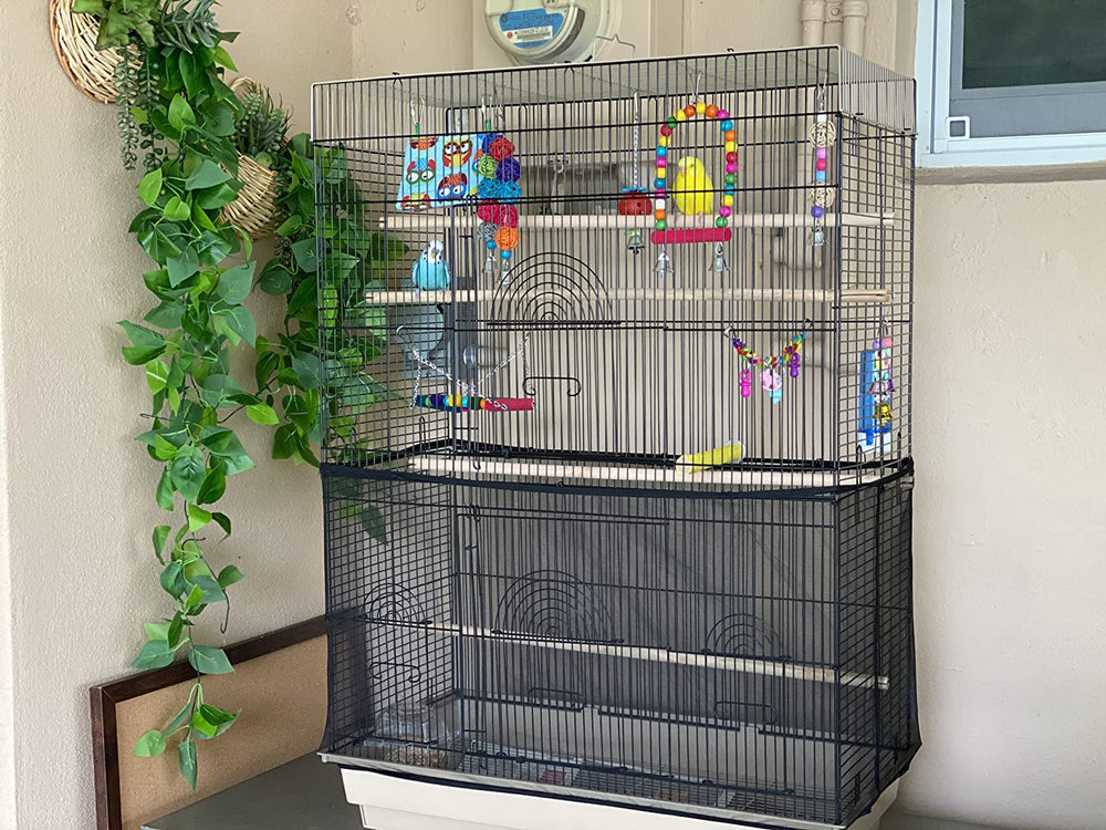 ISMARTEN ensemble double, deux couvre-cages pratiques et interchangeables