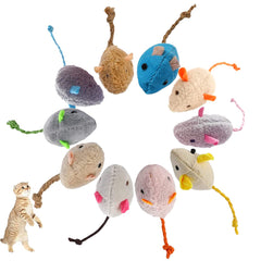Le pack ISMARTEN de souris herbe à chat — ensemble de 6, stimule l'exploration et le jeu actif.