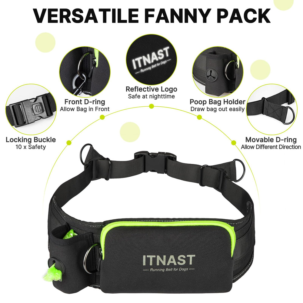 Ceinture ITNAST avec poches intégrées pour accessoires et essentiels.