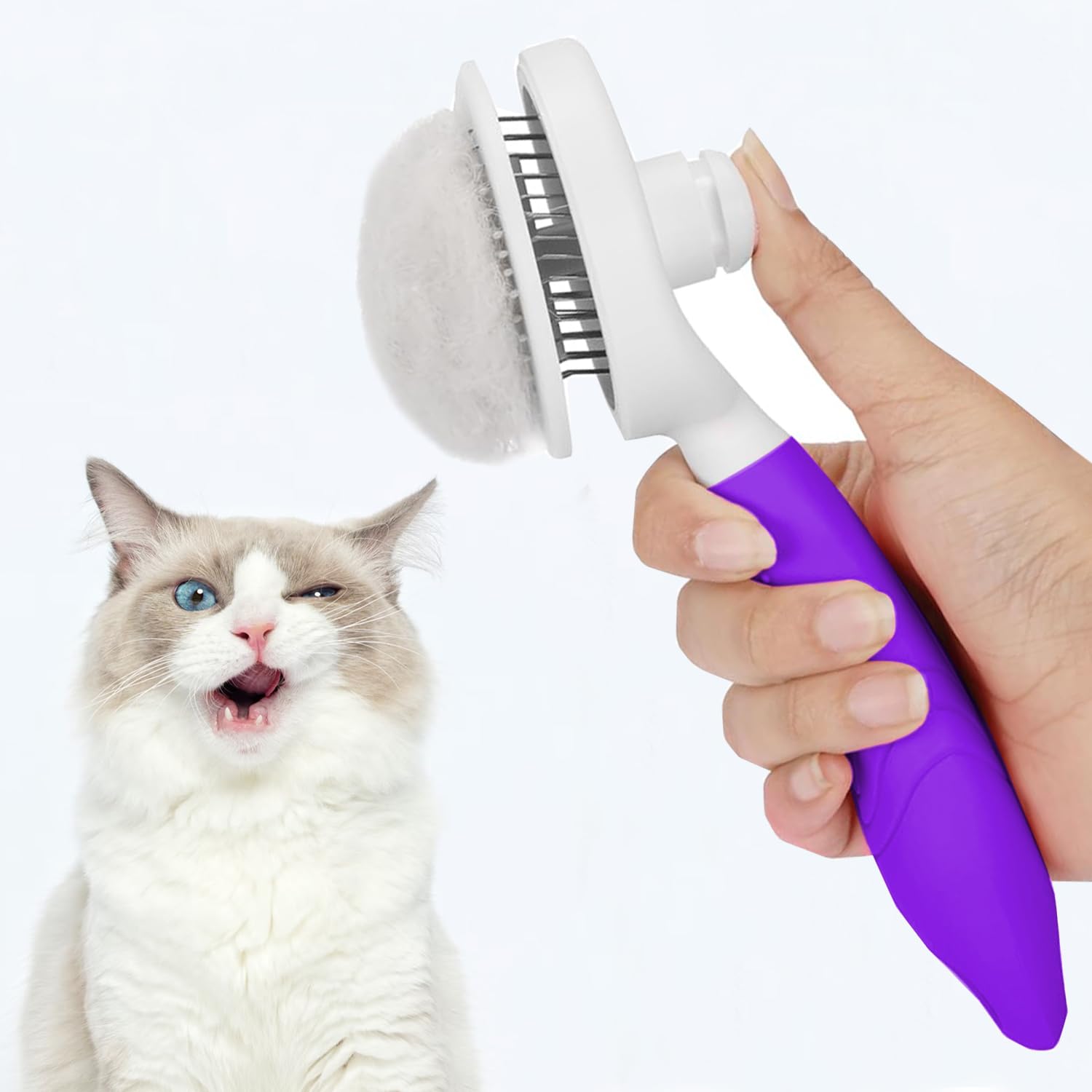 itPlus brosse slicker massage doux — stimulation légère et confort