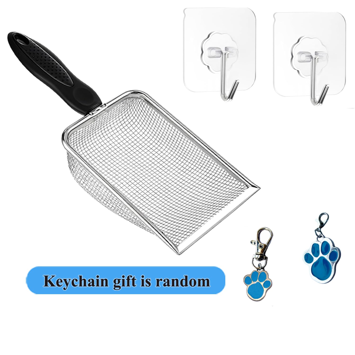 itPlus pelle-litiere-inox-ensemble-pratique : pack complet avec accessoires