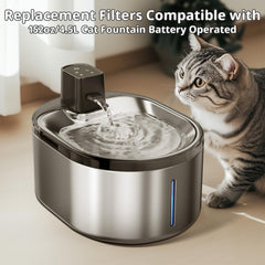 ITSCUTE capacité 4,5 L assure eau fraîche pour plusieurs chats