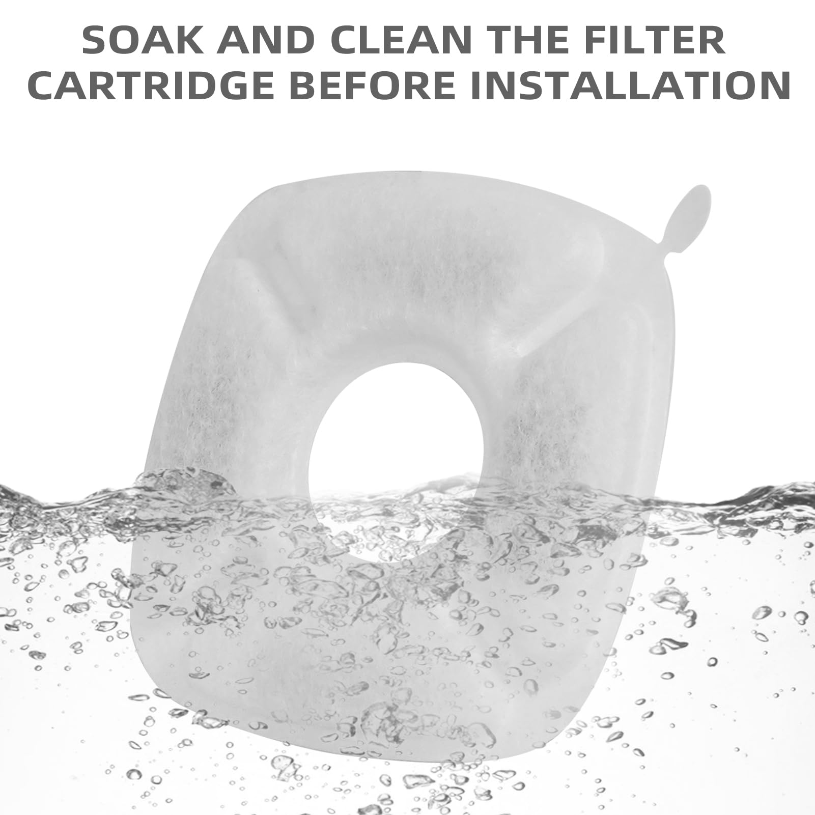 ITSCUTE eau de qualité renouvelée – filtre en action pour boisson régulière des animaux.