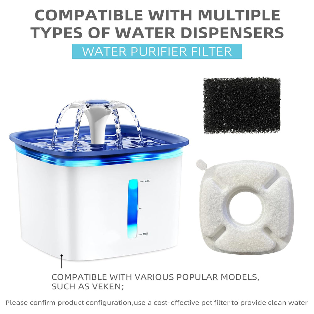 ITSCUTE filtre eau 67oz – image montrant la compatibilité et réduction d'odeurs.