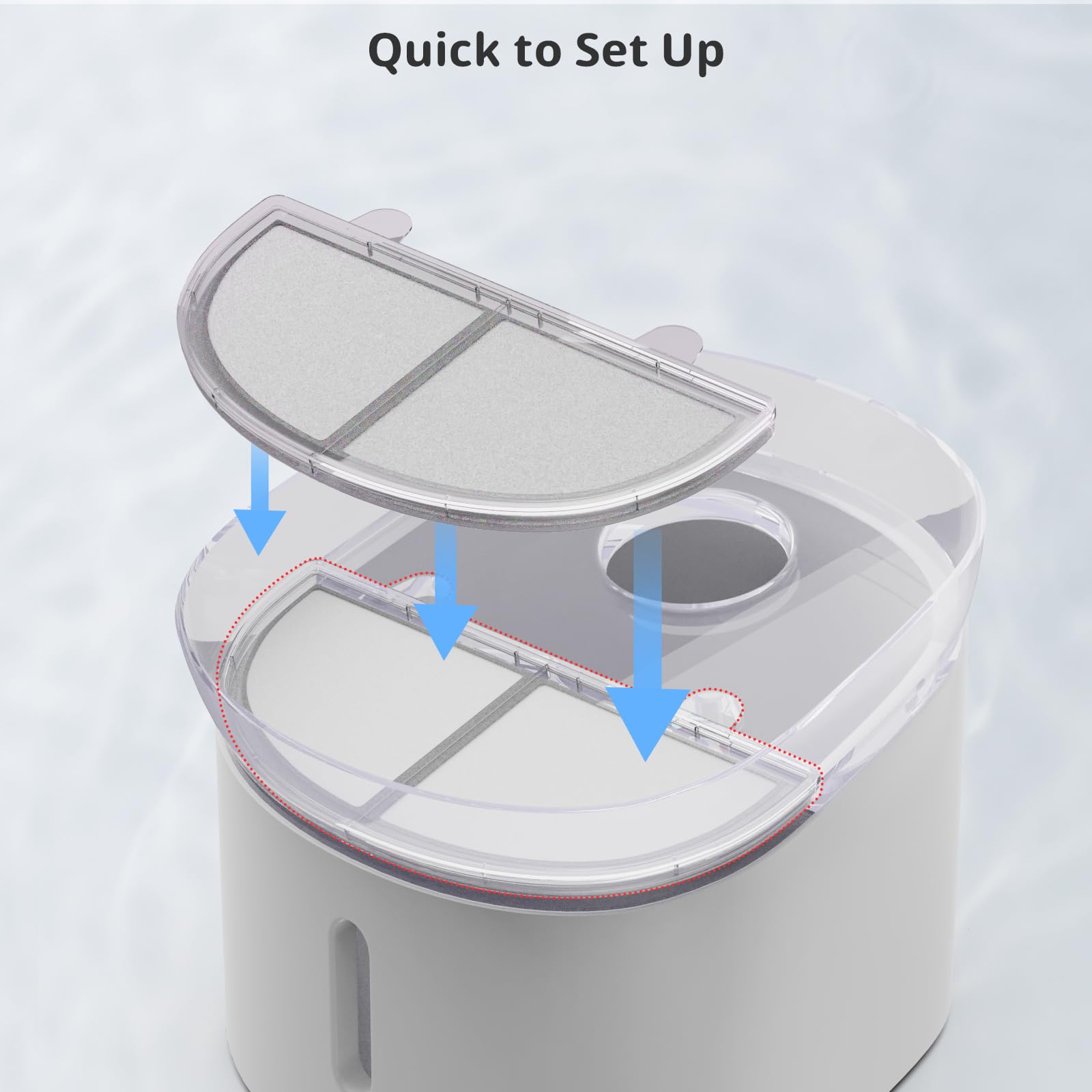 ITSCUTE pack-3-eponges-filtration-fontaine-chat; accessoire utile au quotidien