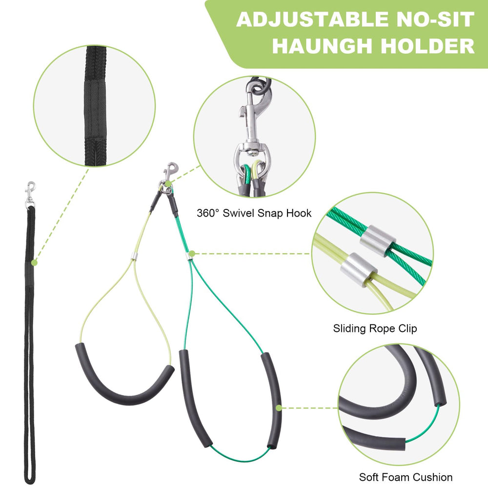 IVEKEN hamac dressage rose pour une position stable du chien