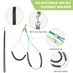 IVEKEN hamac dressage rose pour une position stable du chien