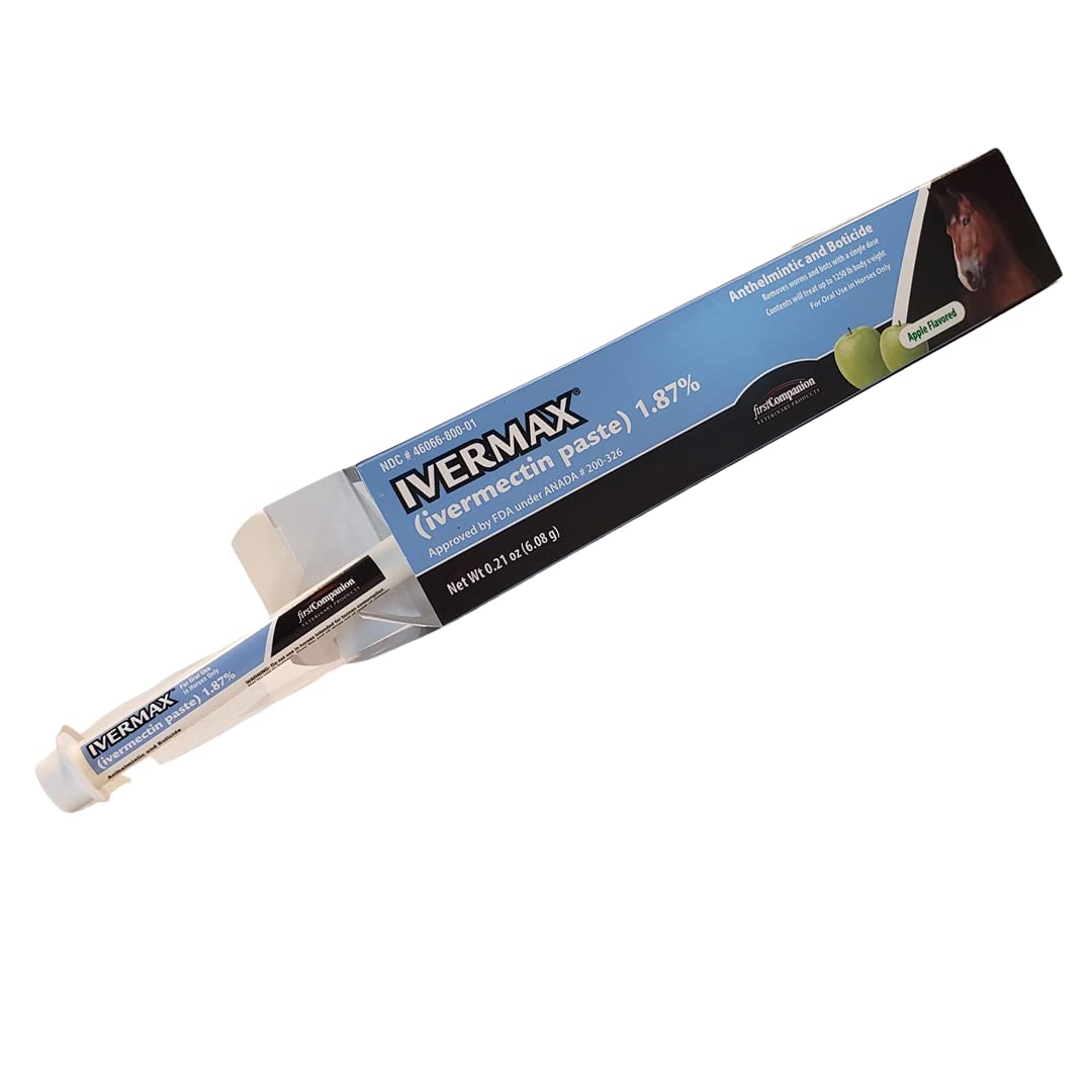 Cheval adulte utilisant Ivermax, dosage unique simplifié
