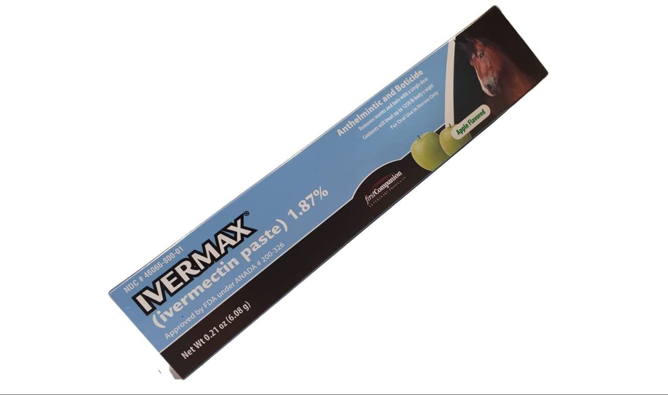 Ivermax paste, emballage-dosage: guide visuel pour les doses uniques.
