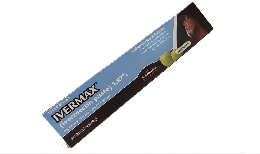 Ivermax paste, emballage-dosage: guide visuel pour les doses uniques.