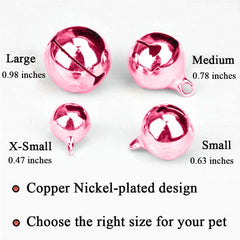 IVIA PET: attache collier rose, fixation facile sur divers colliers.