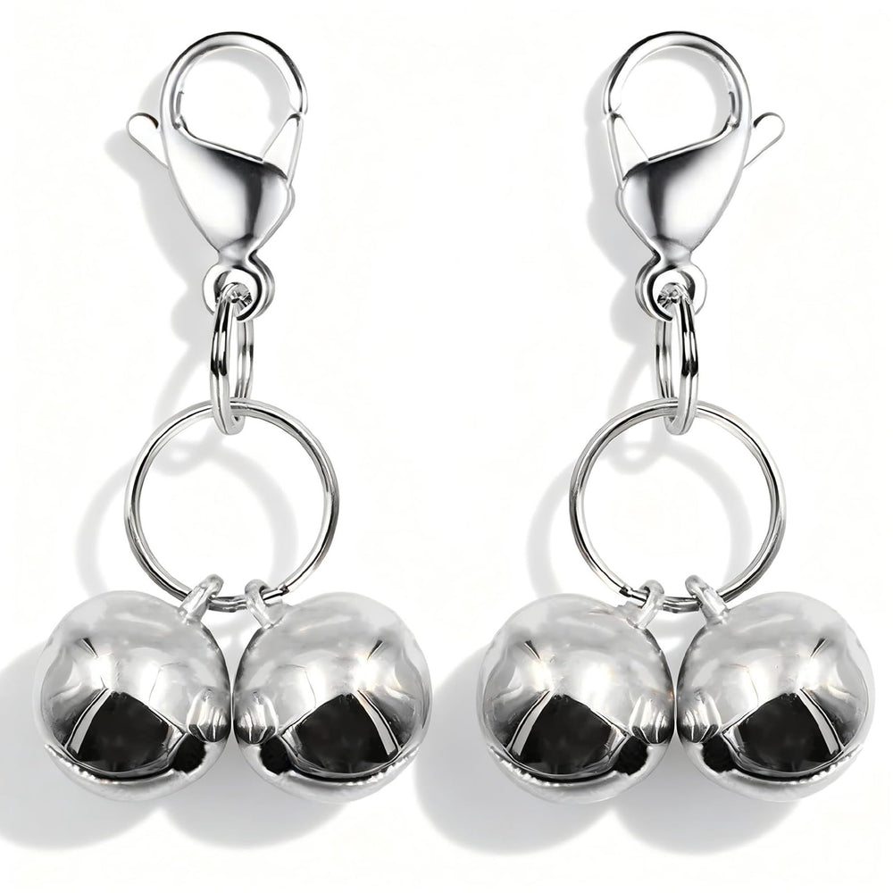 IVIA PET cloche chat collier argent, son puissant pour suivre votre chat