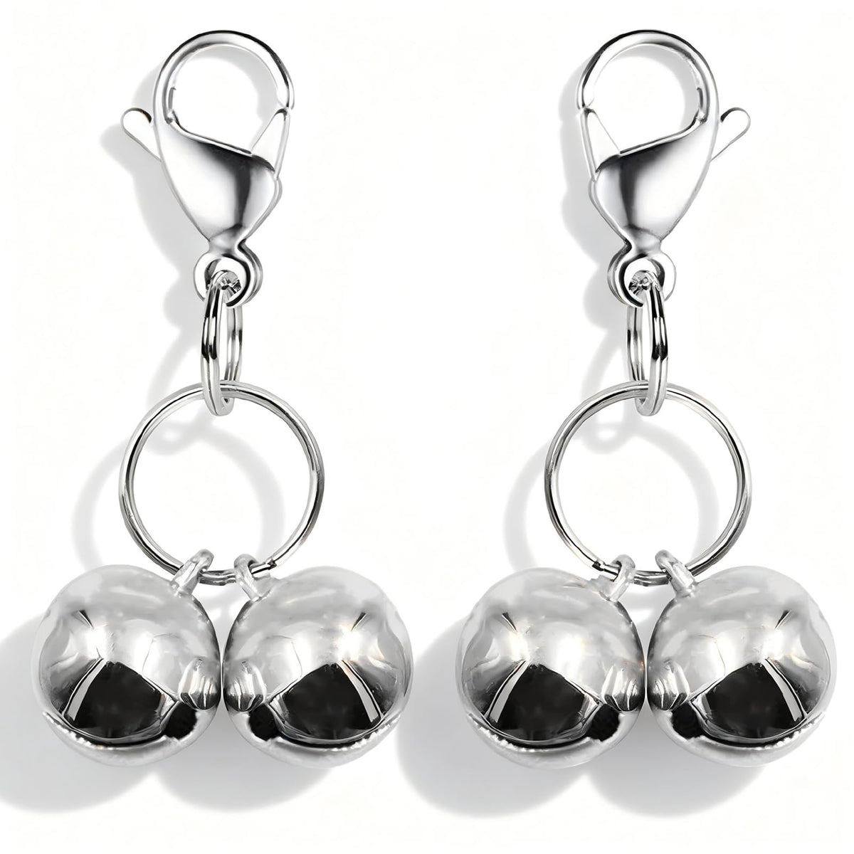 IVIA PET cloche chat collier argent, son puissant pour suivre votre chat