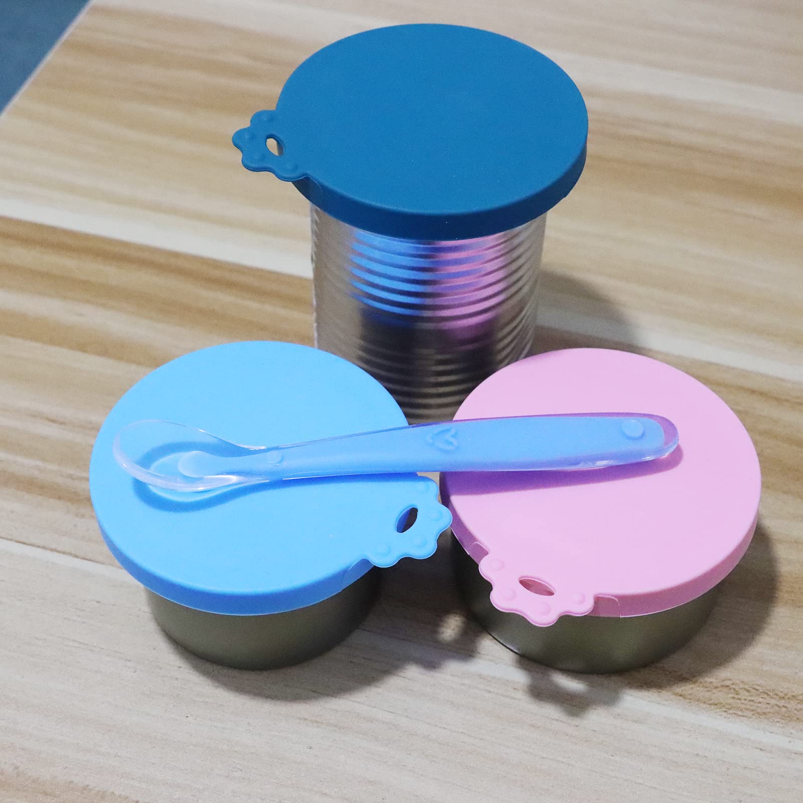IVIA PET couvercles silicone lavables au lave-vaisselle, entretien facile.