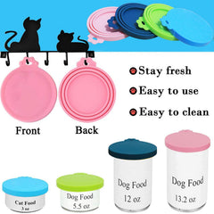IVIA PET couvercles silicone, tailles différentes pour boîtes standard.