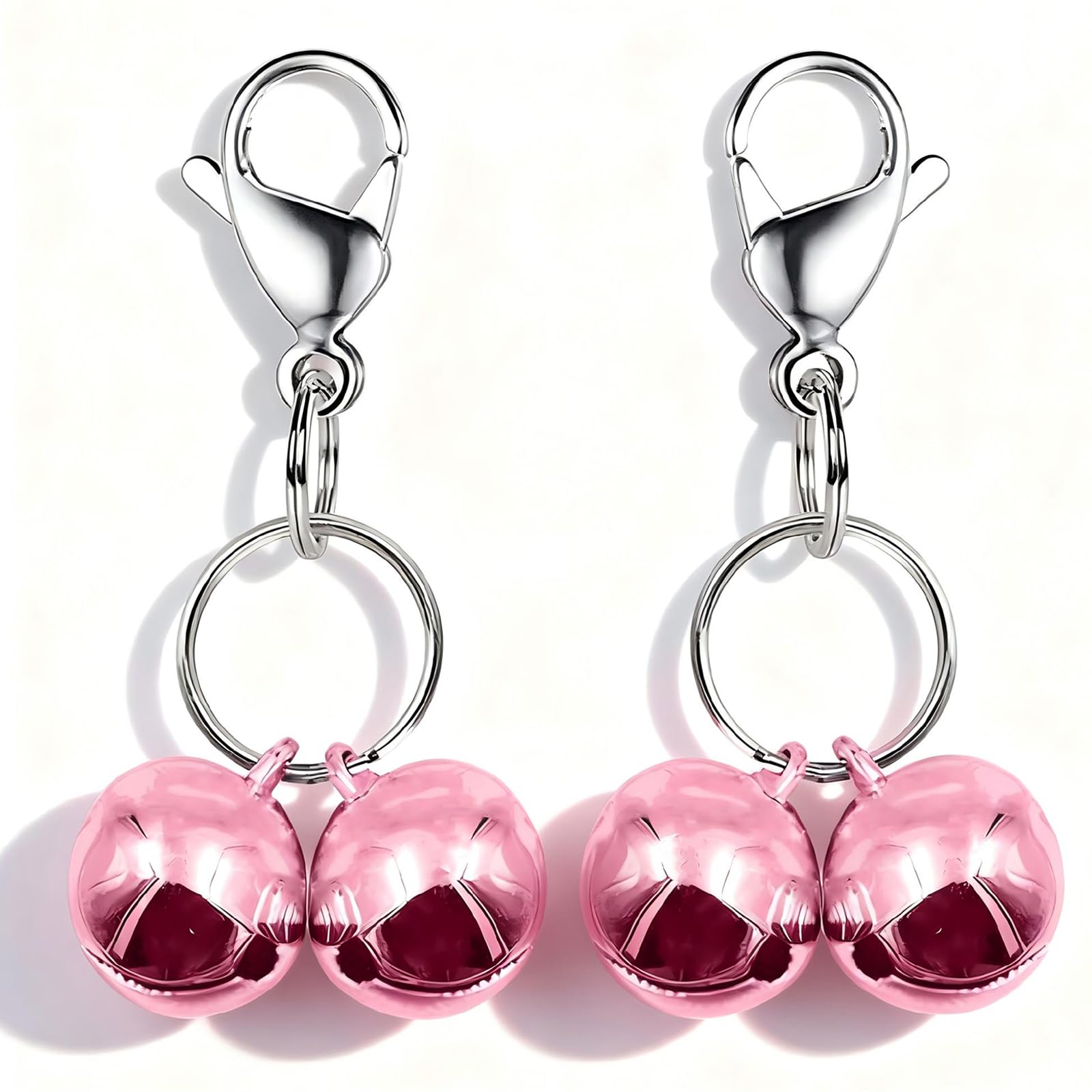 IVIA PET4 cloche chat collier rose, ensemble pratique pour repérer votre animal.