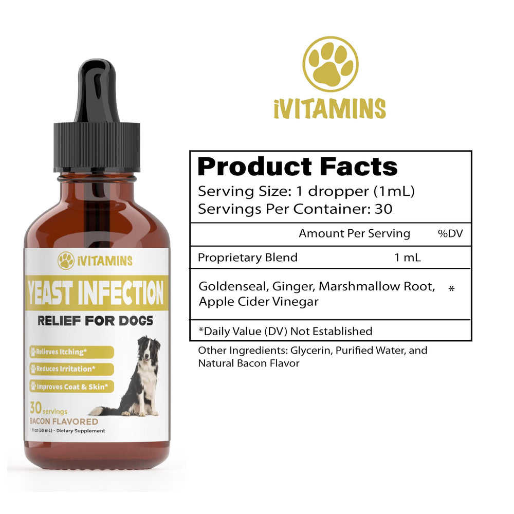 iVitamins gouttes pour chien, solution liquide facile à administrer