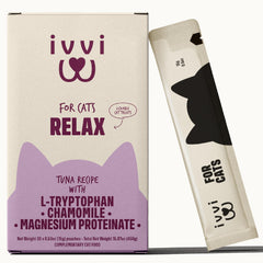 Ivvi Relax pour chats – sachets emballés, pratique pour doser facilement la portion.