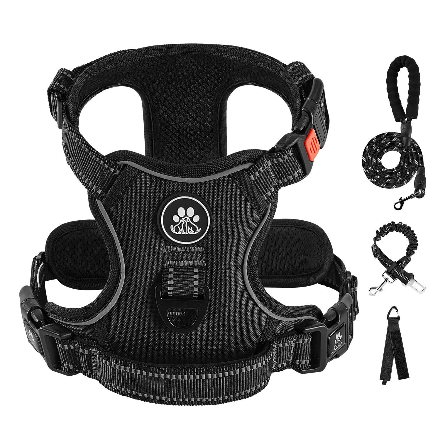 IVY&LANE harnais sans tirage pour chien moyen, ensemble complet et sécurisé pour les promenades.