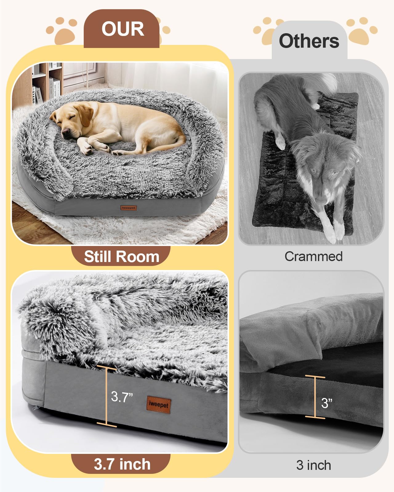 Couverture amovible lavable du lit iweepet, entretien simple.