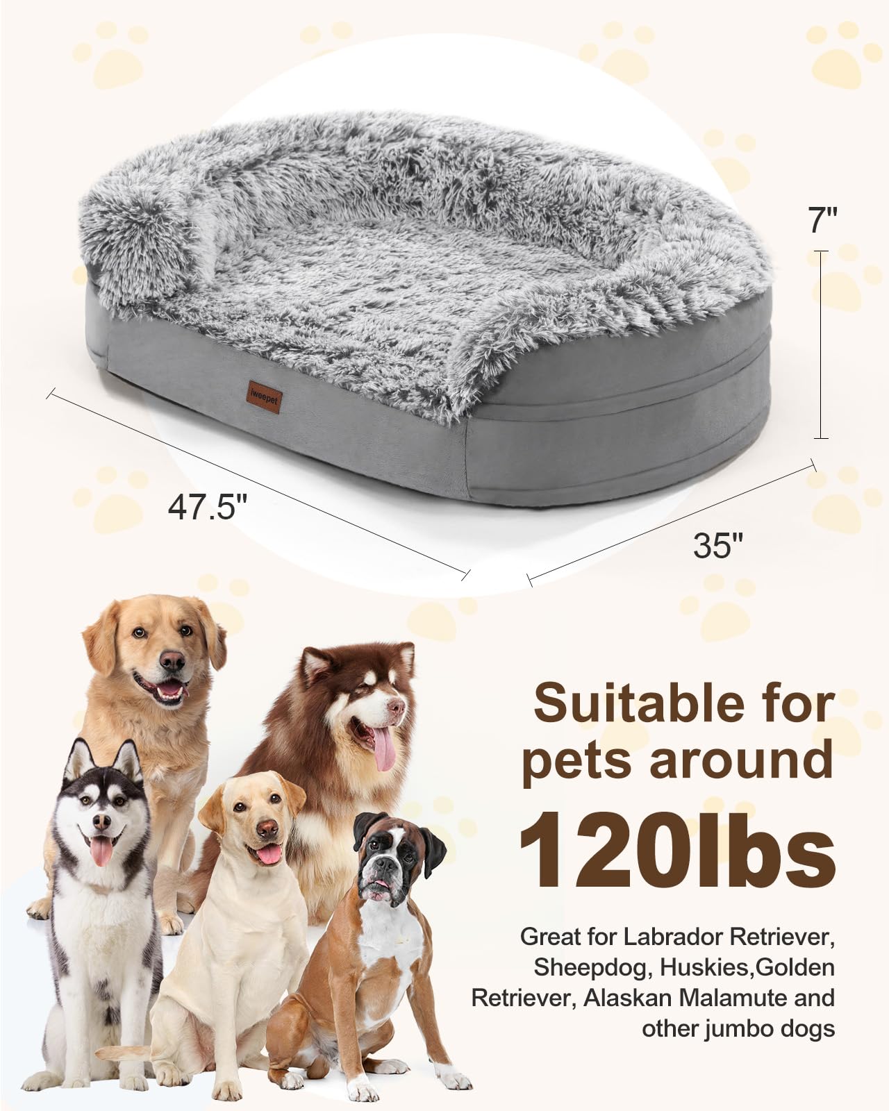 Matériaux durables et nettoyage simple pour un lit durable.