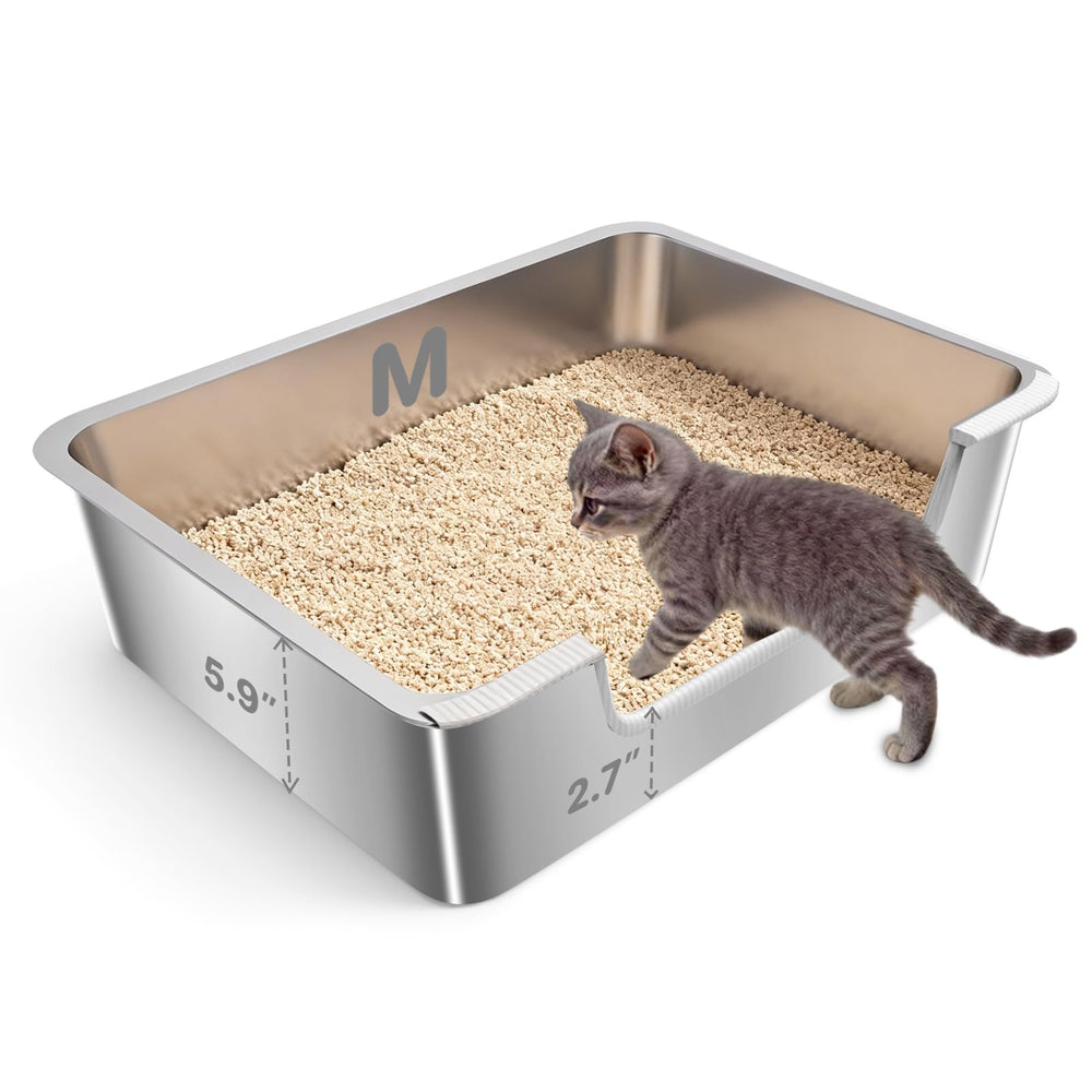 IXARO litiere-chat entree-bas 2-7 pouces: acces facile pour chats et seniors
