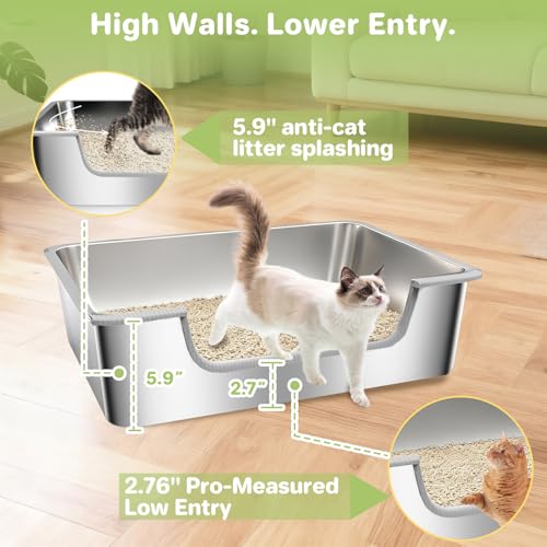 IXARO litiere trois-tailles-disponibles: ajustement ideal pour chats de toutes tailles