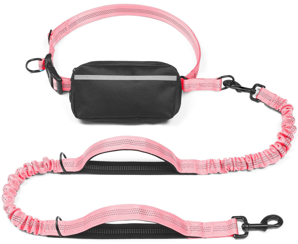 Laisse iYoShop avec poche zippée amovible pratique lors des promenades.