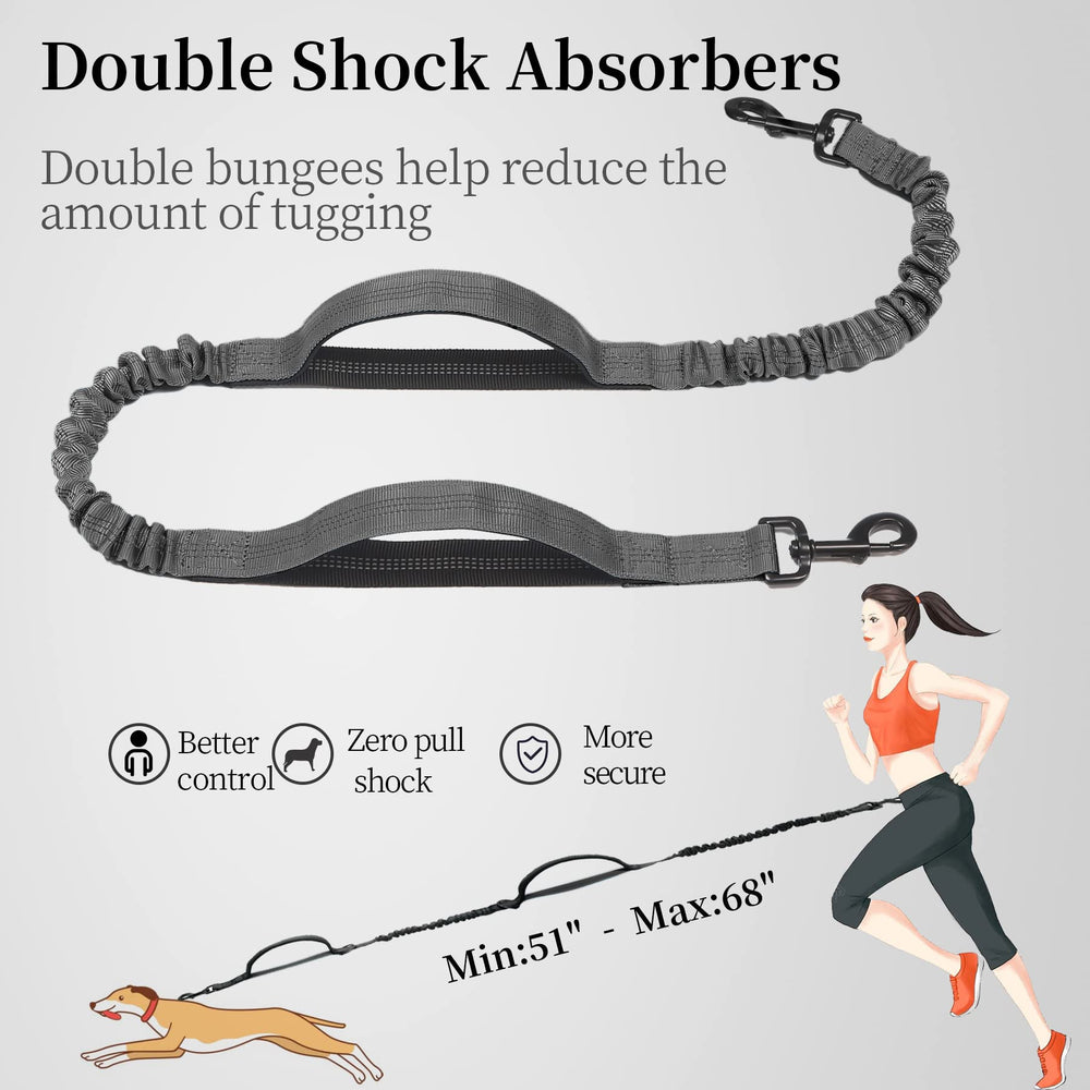Ceinture taille réglable pour courir sans gêne.