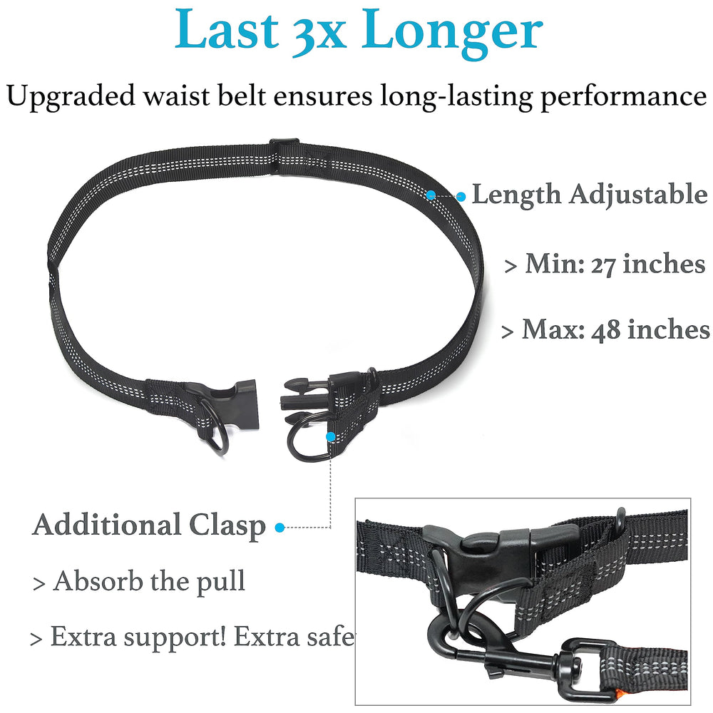 iYoShop ceinture taille orange pour mains libres, confort lors de longues balades.