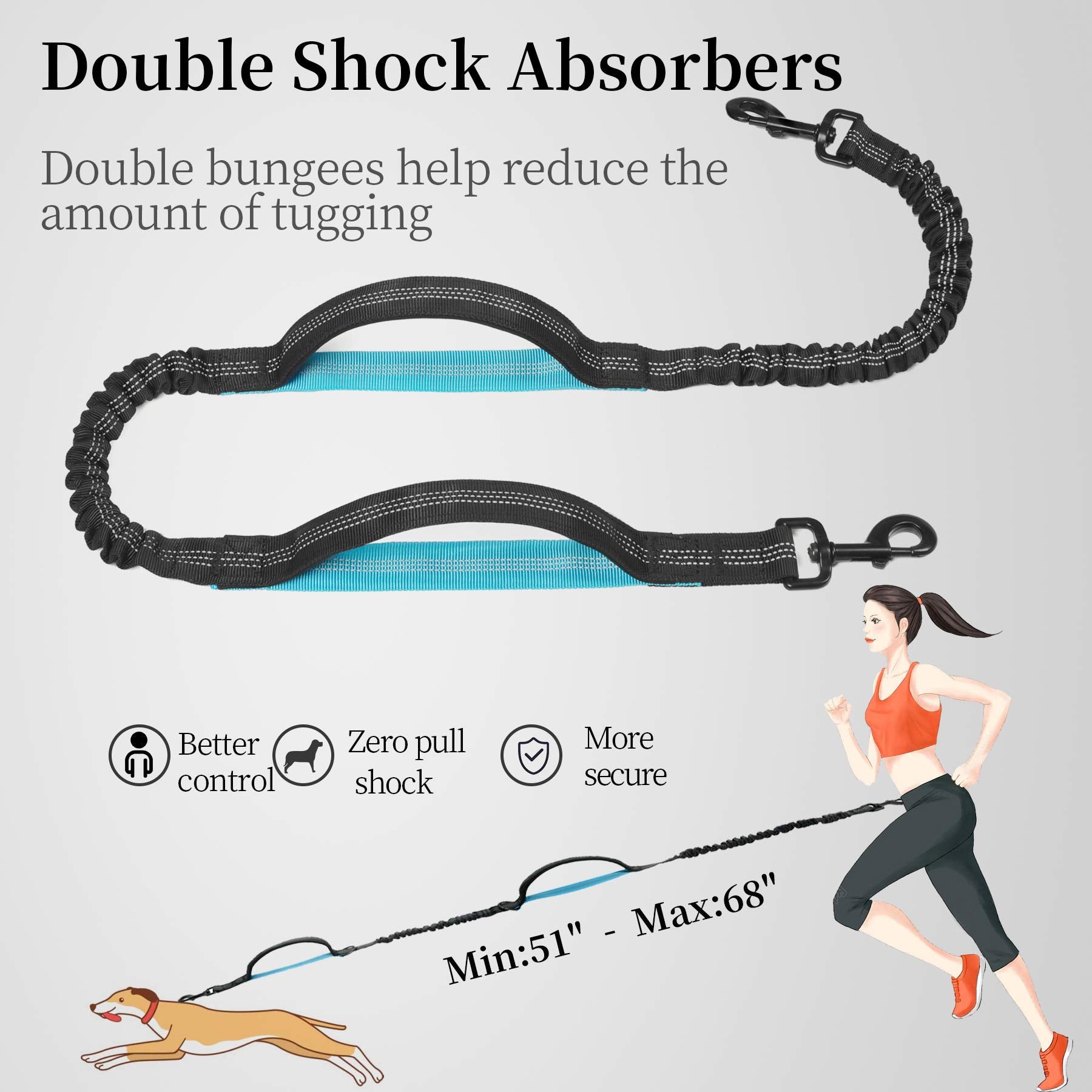 iYoShop D‑ring polyvalent pour clicker ou porte-sacs à crottes.