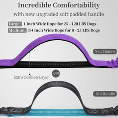iYoShop Laisse durable avec bungee, absorption des chocs pour moins de traction.