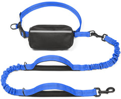 iYoShop laisse mains libres pour chien avec poche zippée pratique lors des promenades