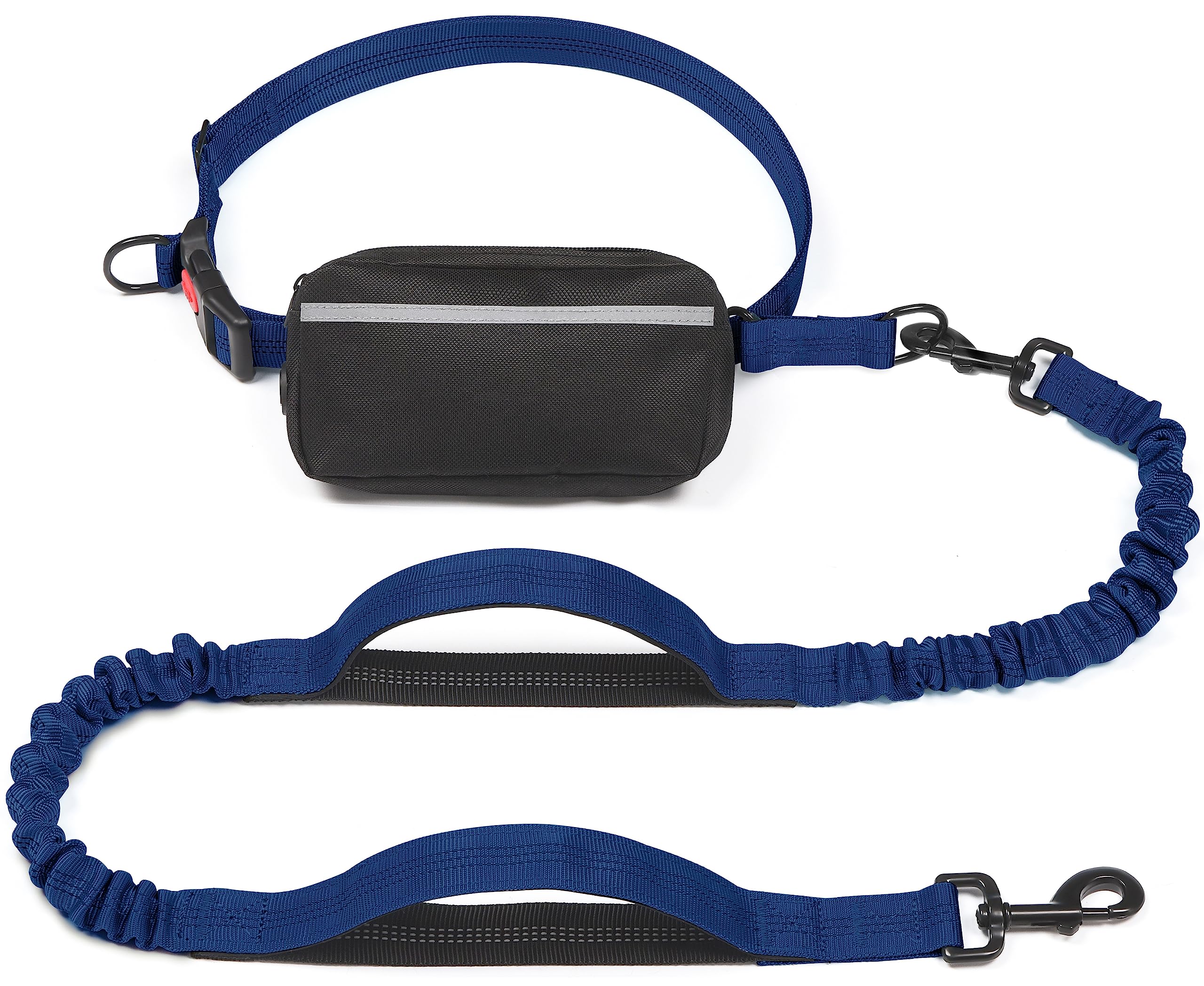 iyoshop-longe-mains-libres avec-pochette-zippée, pratique pour téléphone et clés lors des promenades.
