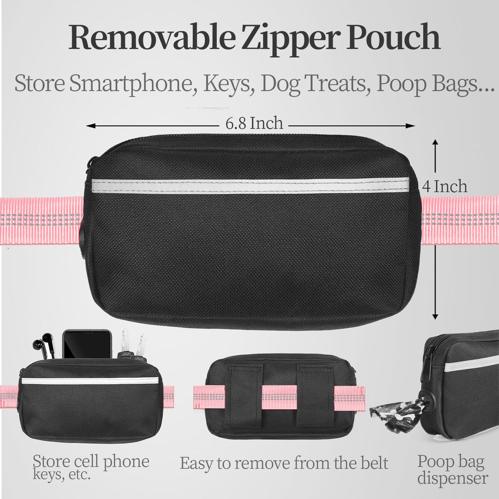 iYoShop poche zippee amovible, acces rapide aux objets essentiels pendant la marche.