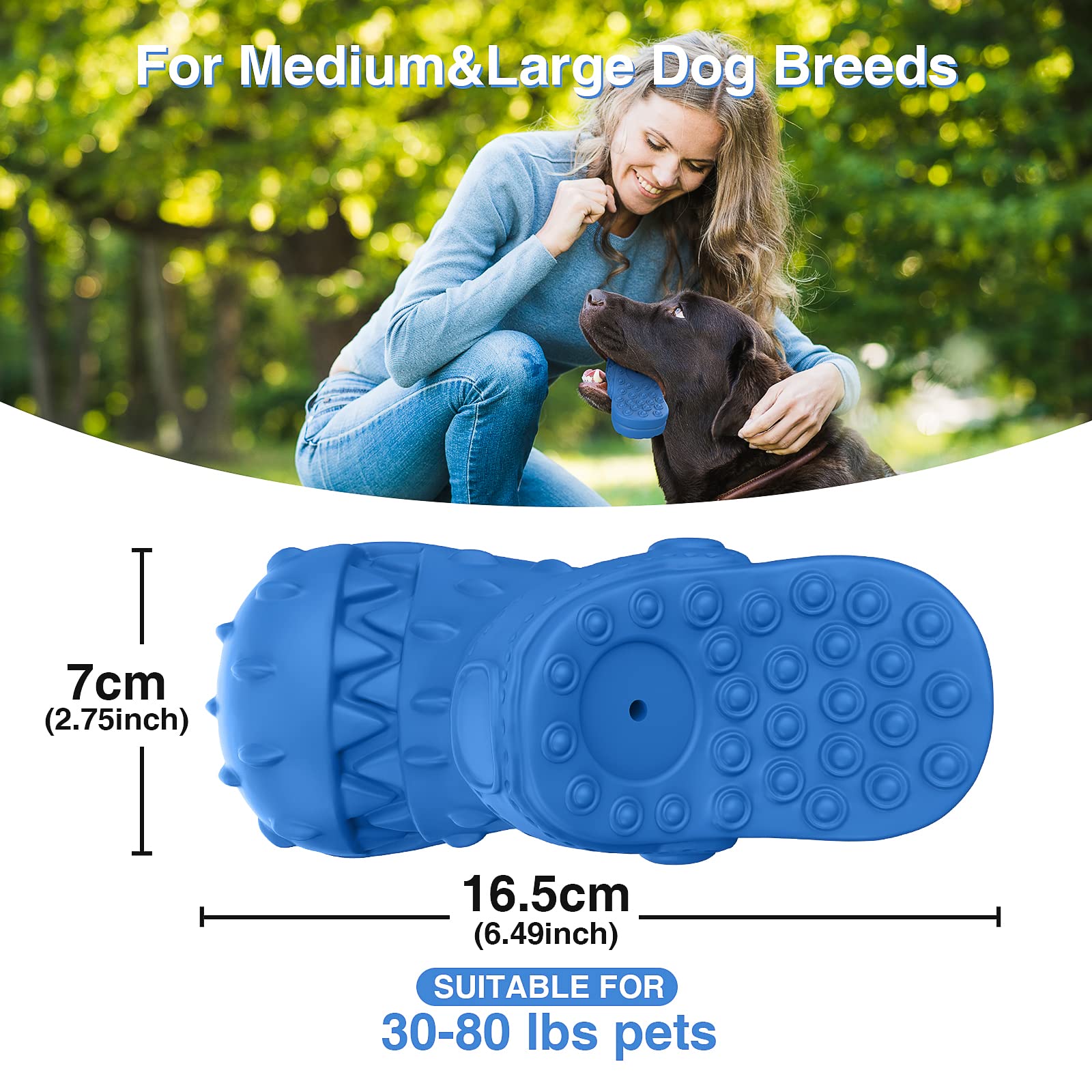 IZETIANZHE aide-dentition: conçu pour accompagner la dentition des chiens en croissance.