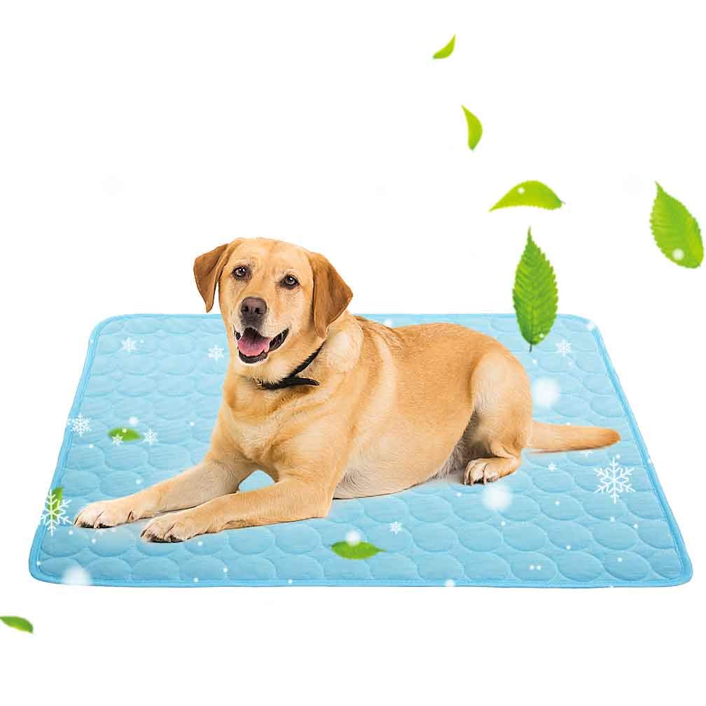 Jaaytct Tapis Refroidissant, surface soie glace pour rafraîchir rapidement votre animal.