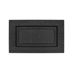 Jackel couvercle ventilation vide sanitaire noir; présentation élégante et protection contre les intempéries.