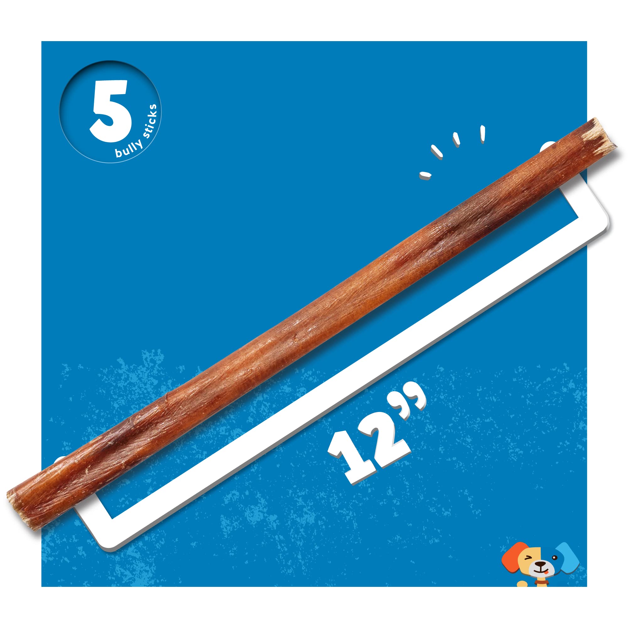 Odeur faible des bâtonnets Jack&Pup 12 pouces, solution propre pour la maison.