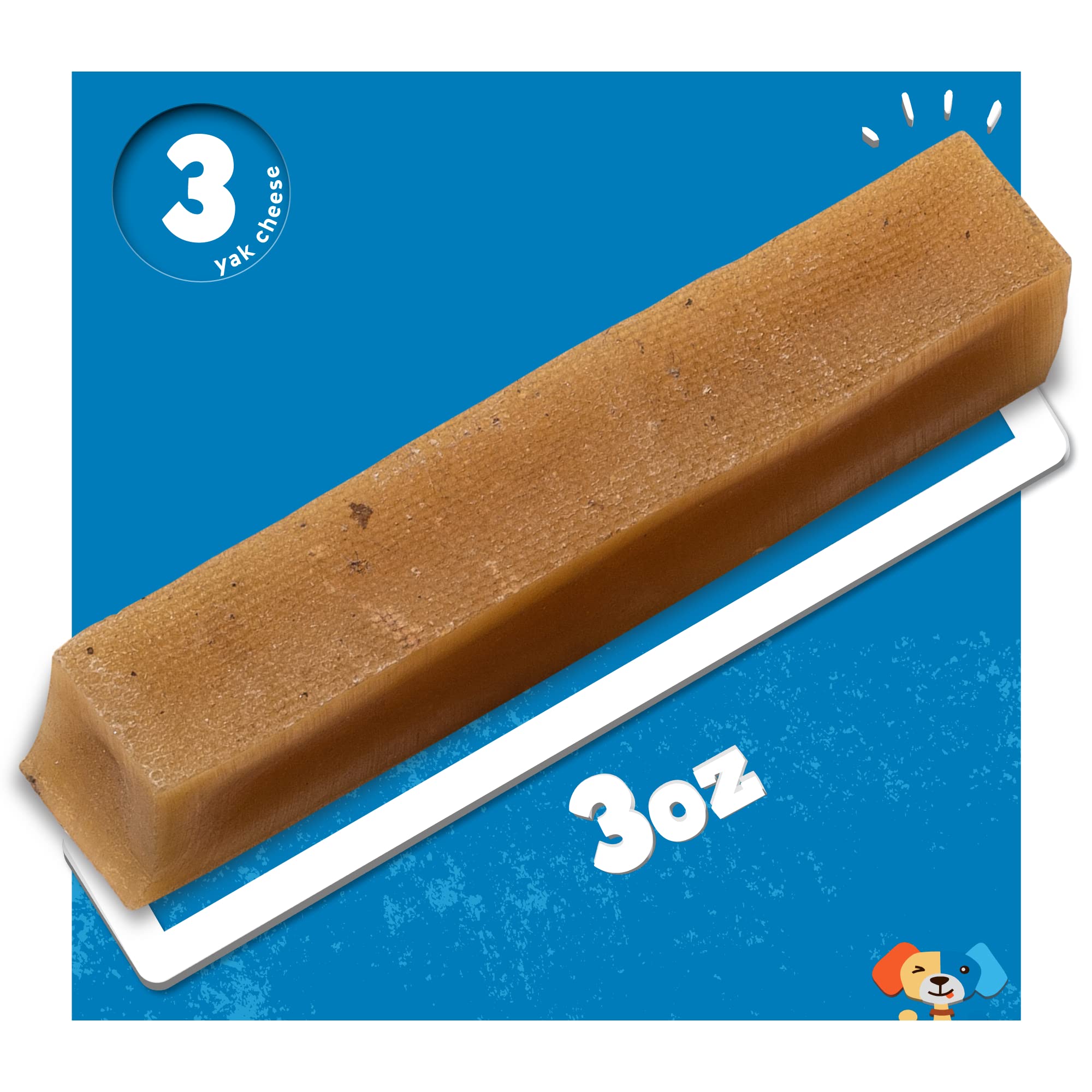 Jack&Pup baton yak Himalayen - sans additifs artificiels